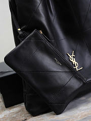 YSL Jamie Pochon In Lambskin Black - 34x26x2cm - 2