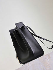 YSL Bucket Bag Leather Black - 24x18x7cm - 5