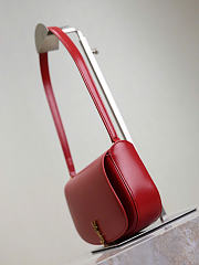 YSL Mini Voltaire In Box Saint Laurent Red - 21x11x4.5cm - 4