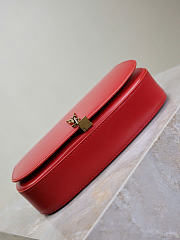 YSL Mini Voltaire In Box Saint Laurent Red - 21x11x4.5cm - 3