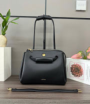 Loewe Medium Madrid Bag in Supple Calfskin Black - 28.5x23x11cm - 1
