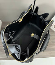 Loewe Medium Madrid Bag in Supple Calfskin Black - 28.5x23x11cm - 6
