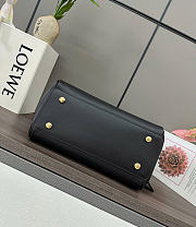 Loewe Medium Madrid Bag in Supple Calfskin Black - 28.5x23x11cm - 5