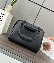 Loewe Medium Madrid Bag in Supple Calfskin Black - 28.5x23x11cm - 2