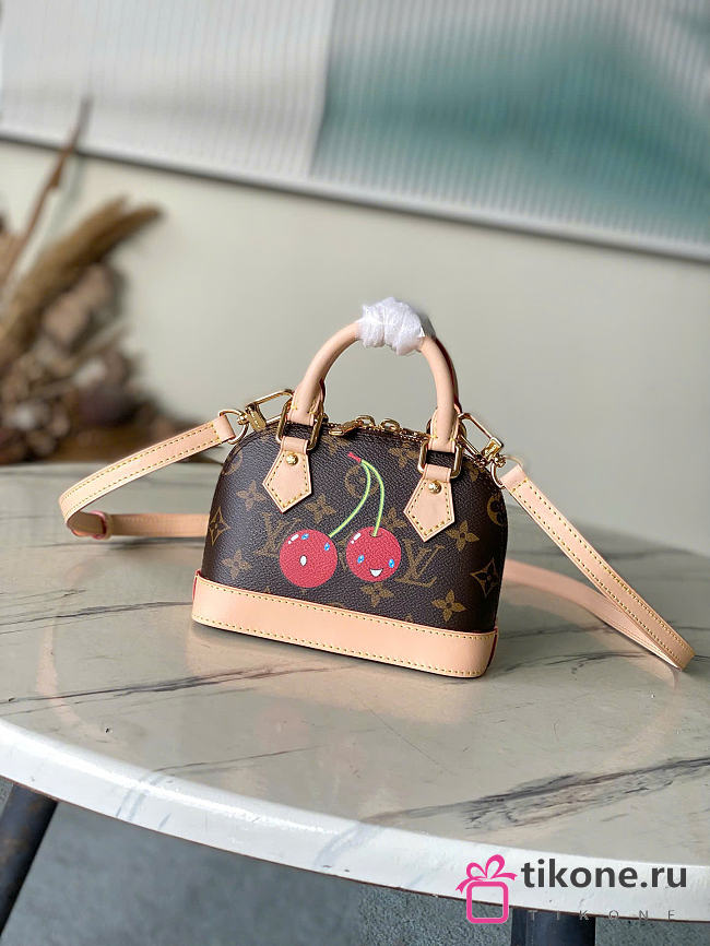 LVxTM Nano Alma Cherry Monogram M13416 - 18x12x8cm - 1