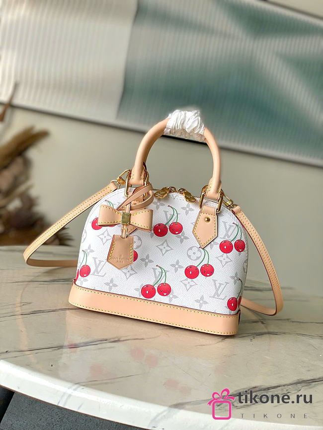 LVxTM Alma BB Cherry Monogram M13416 - 23.5x17.5x11.5cm - 1