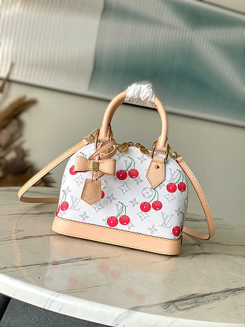 LVxTM Alma BB Cherry Monogram M13416 - 23.5x17.5x11.5cm