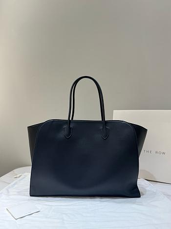 The Row Marlo 17 Bag in Leather Black - 43x30.5x16cm
