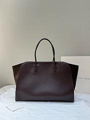 The Row Marlo 17 Bag in Leather Coffee - 43x30.5x16cm - 1