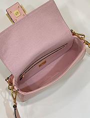 Fendi Baguette Pink Nappa Leather Bag Strap “ Baguette” - 27x15x6cm - 4