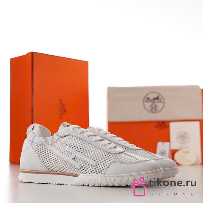 Hermes Jet Sneaker White - 1