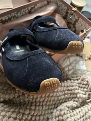 Plume Technical Suede Ballerinas Black - 4