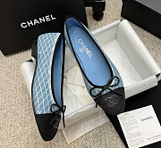 Chanel Ballet Flats Chanel Blue Denim - 3