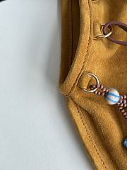 Miumiu Suede Bag with Trick Whiskey - 24×22×15cm - 5