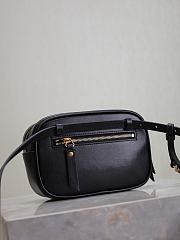 YSL Lou Belt Bag in Quilted Leather Black - 15.5x10.5x5.5cm - 6