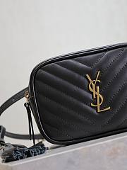 YSL Lou Belt Bag in Quilted Leather Black - 15.5x10.5x5.5cm - 4