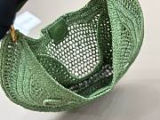 Chloe Summer Banana Hobo Bag in Raffia Green - 36x21.5x2cm - 6