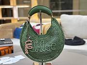 Chloe Summer Banana Hobo Bag in Raffia Green - 36x21.5x2cm - 4