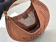 Chloe Summer Banana Hobo Bag in Raffia Brown - 36x21.5x2cm - 5