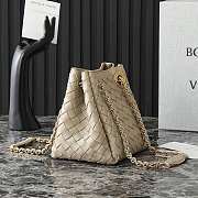 Bottega Veneta Small Parachute Chain Ecru - 20x17x16.5cm - 6