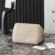 Bottega Veneta Small Parachute Chain Ecru - 20x17x16.5cm - 5