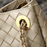 Bottega Veneta Small Parachute Chain Ecru - 20x17x16.5cm - 4
