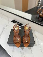 YSL Lola Sandals Brown 110mm  - 1