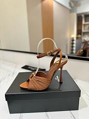 YSL Lola Sandals Brown 110mm  - 4