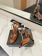 YSL Lola Sandals Brown 110mm  - 3