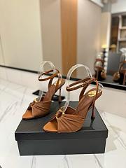 YSL Lola Sandals Brown 110mm  - 2