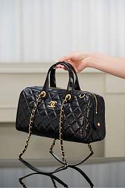 Chanel Bowling Bag Black - 31x17x13cm - 3