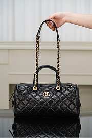 Chanel Bowling Bag Black - 31x17x13cm - 4