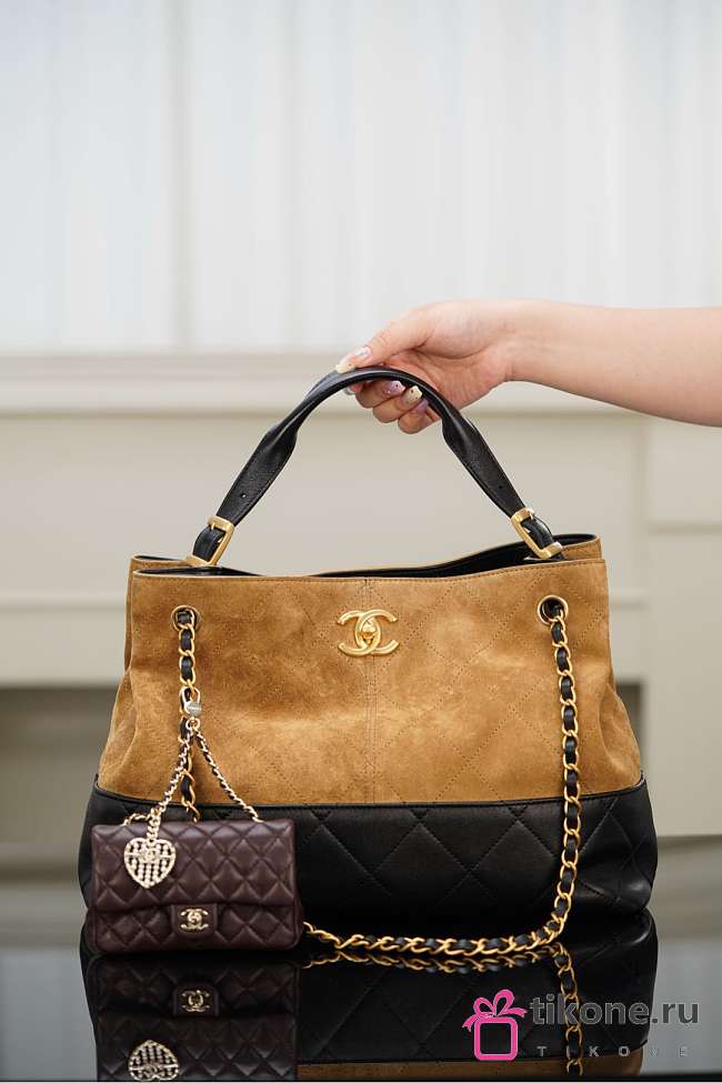 Chanel 25 Tote Suede - 36x24x12cm - 1