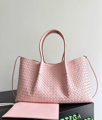 Bottega Veneta Pinacoteca Pink - 43x23x17.5cm