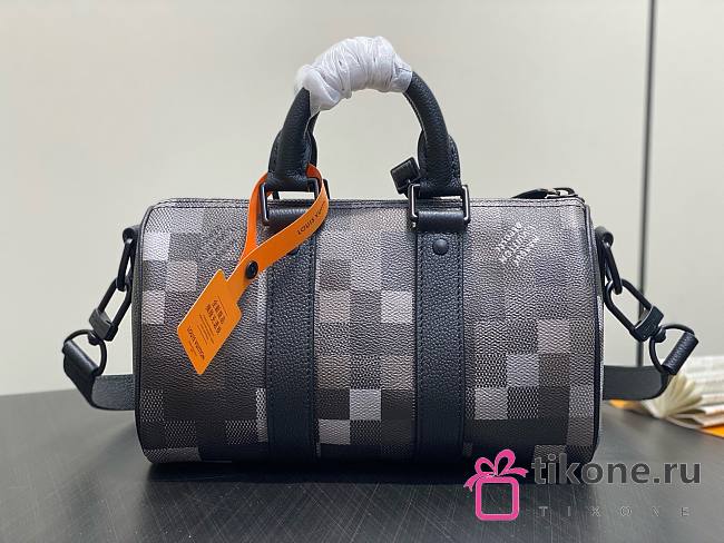 LV Keepall Bandouliere 25 D16 Damoflage Black M14919 - 25x15x11cm - 1