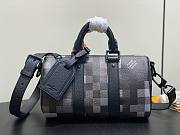LV Keepall Bandouliere 25 D16 Damoflage Black M14919 - 25x15x11cm - 6