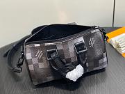 LV Keepall Bandouliere 25 D16 Damoflage Black M14919 - 25x15x11cm - 5