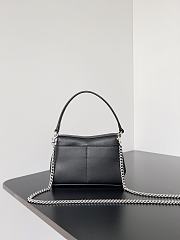 Balenciaga Rodeo Bag With Chain Nano in Black Silver Hardware - 16x9.9x4.5cm - 4