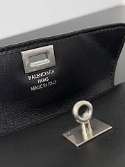 Balenciaga Rodeo Bag With Chain Nano in Black Silver Hardware - 16x9.9x4.5cm - 3