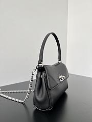 Balenciaga Rodeo Bag With Chain Nano in Black Silver Hardware - 16x9.9x4.5cm - 2