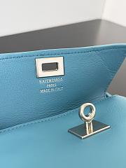Balenciaga Rodeo Bag With Chain Nano in Blue - 16x9.9x4.5cm - 3