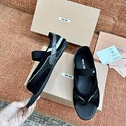 Miumiu Gymnasium Flip-Flops Black - 4