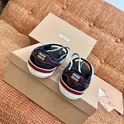 Miumiu Gymnasium Flip-Flops Navy Blue - 6