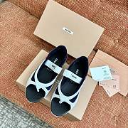 Miumiu Gymnasium Flip-Flops Navy Blue - 2