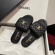 Chanel Classic Slipper Black  - 6