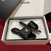 Chanel Classic Slipper Black  - 5