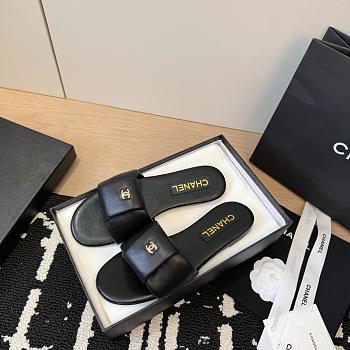 Chanel Slipper Black