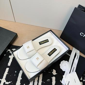 Chanel Slipper White