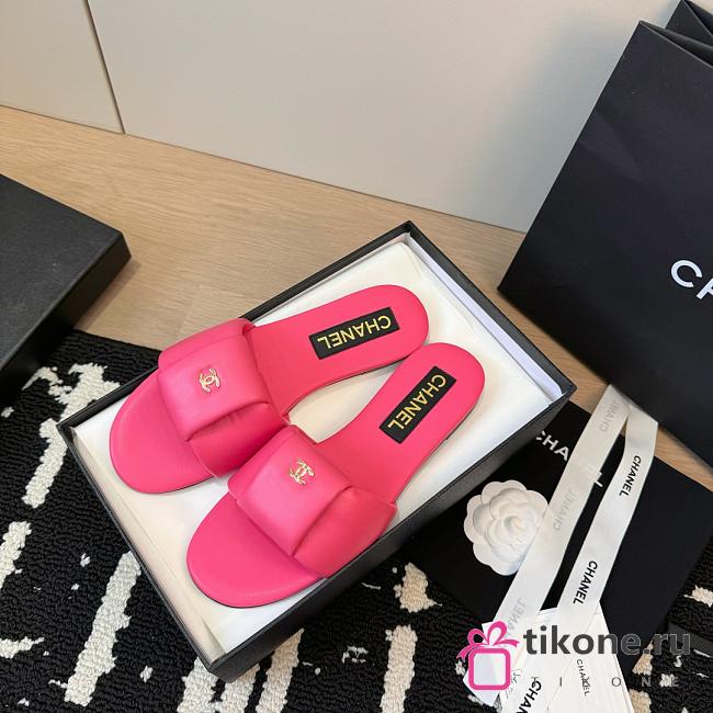 Chanel Slipper Hot Pink - 1