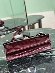 Prada Medium Leather Handbag 1BN026 Red - 32x16.5x10cm - 4